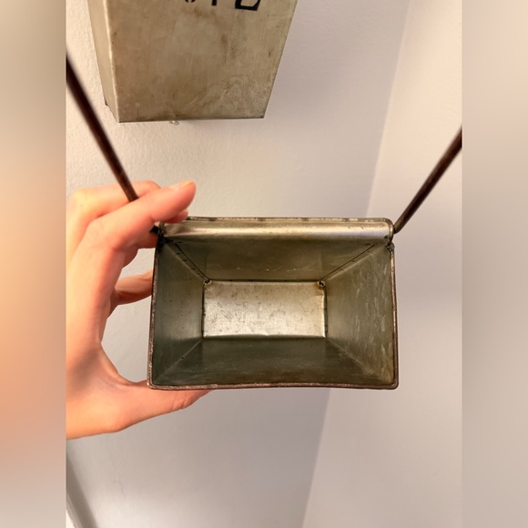 Vintage Galvanized Metal Wall Bins-Set of 3 - Picture 5 of 8
